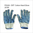 12's POLKA-DOT Cotton Hand Glove