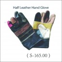 Half Leather Hand Glove