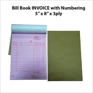 Bill Book Invoice