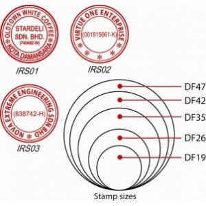 Rubber Stamp Marking Design 