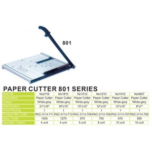 Paper Cutter 801 Series