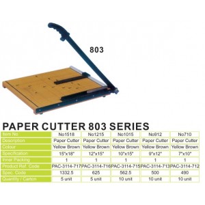 Cutter 803 Series