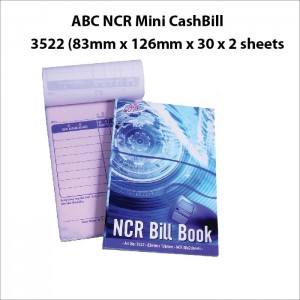 ABC NCR mini Cash bill