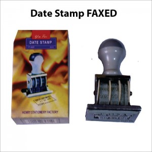 FAXED Date Stamp