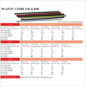 Binding Plastic Comb