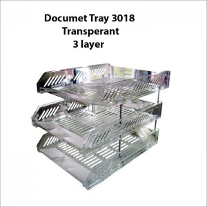 -Document Tray Transparent  3018-01