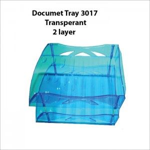 Transperant Document Tray color 3017 2layer