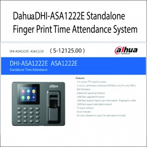 DAHUA Finger Print Time Attendance