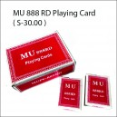 MU 888 RD Playing Card