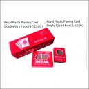 Single/Double Royal Plastic Playing Card