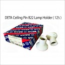 DETA Ceiling Pin B22 Lamp Holder