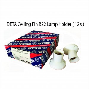 DETA Ceiling Pin B22 Lamp Holder