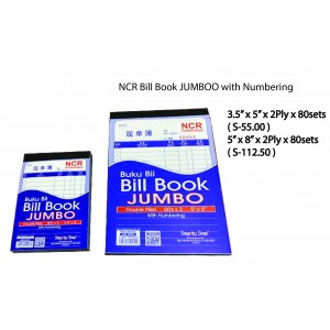 NCR Bill Book JUMBOO