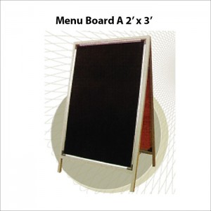 A Menu Board