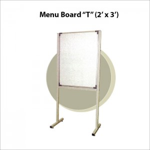 T Menu Board