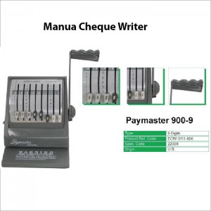 Manual Cheque Writer 