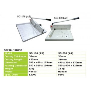 Paper Cutter SG-198/298