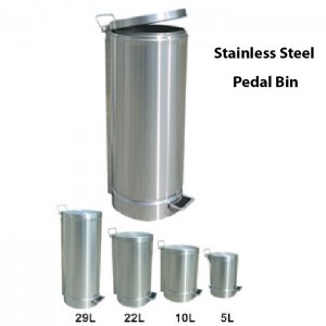 SS Pedal Bins