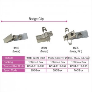 Badge Clip Metal