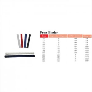Press Binding comb