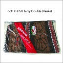 Gold Fish Terry Double Blanket