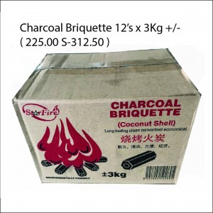 3KG Charcoal Briquette