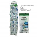Schick Razor GREEN 24pcs/Pkt