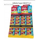 Gillette Super Nacet 5+1 Razor Blade