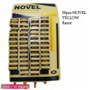 50pcs NOVEL YELLOW Razor