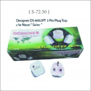 3pin Plug Top with Neon Light