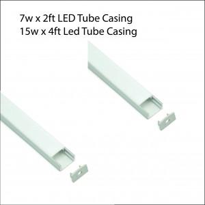 2ft/4ft LED Tube Casing