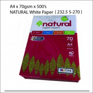 A4x70gmx500's natural White Paper