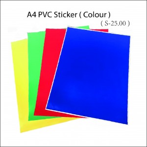 A4 Colour PVC Sticker